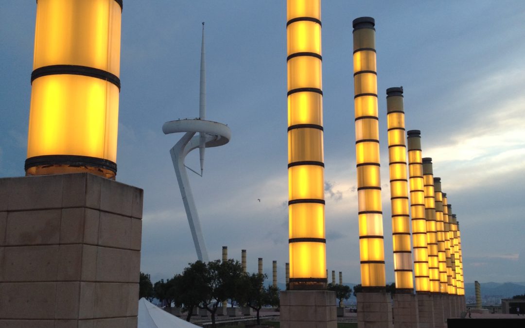 Calatrava tower built for Olympics in Barcelona